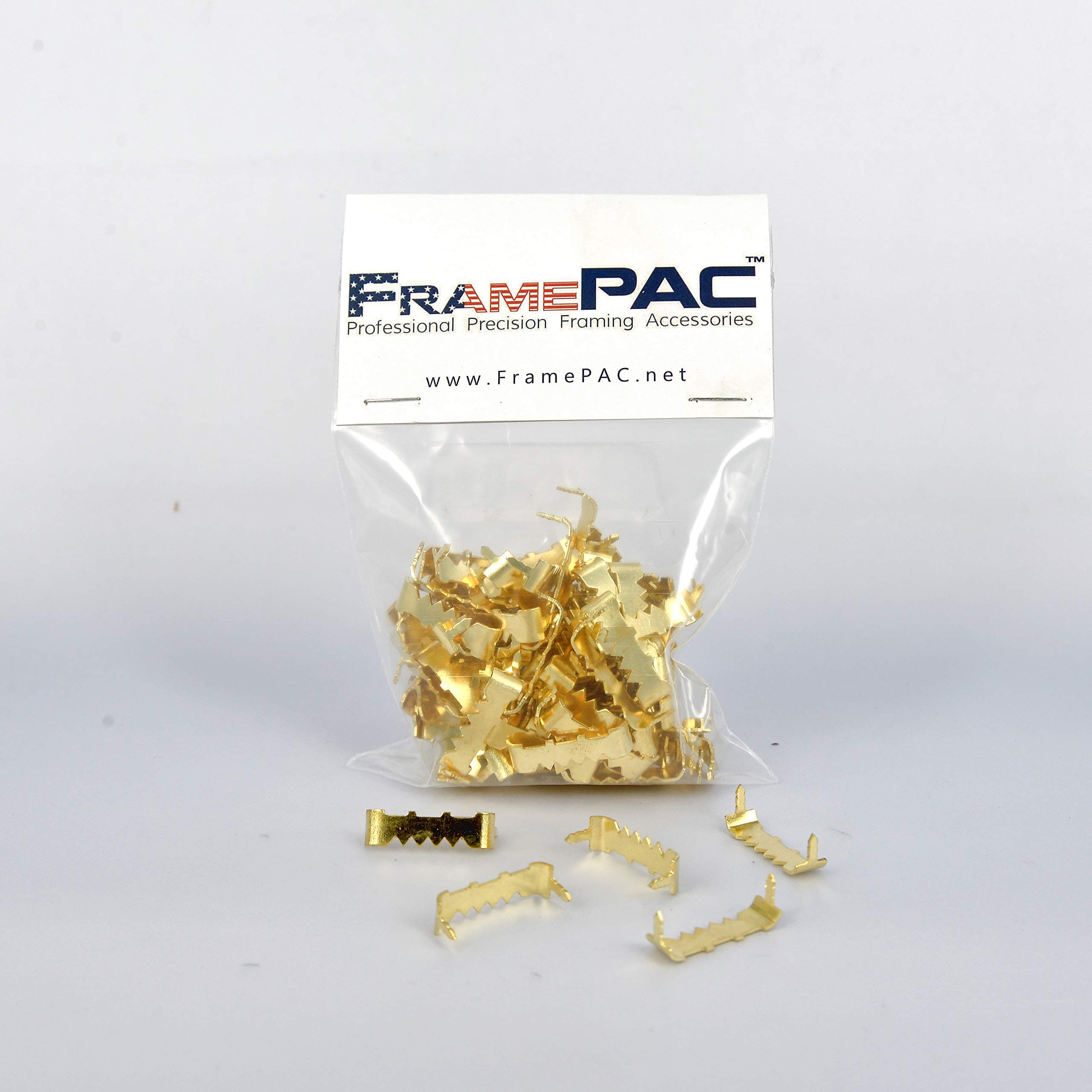 Picture Frame Self Fastening Sawtooth Hanger 1" (100 Pcs)