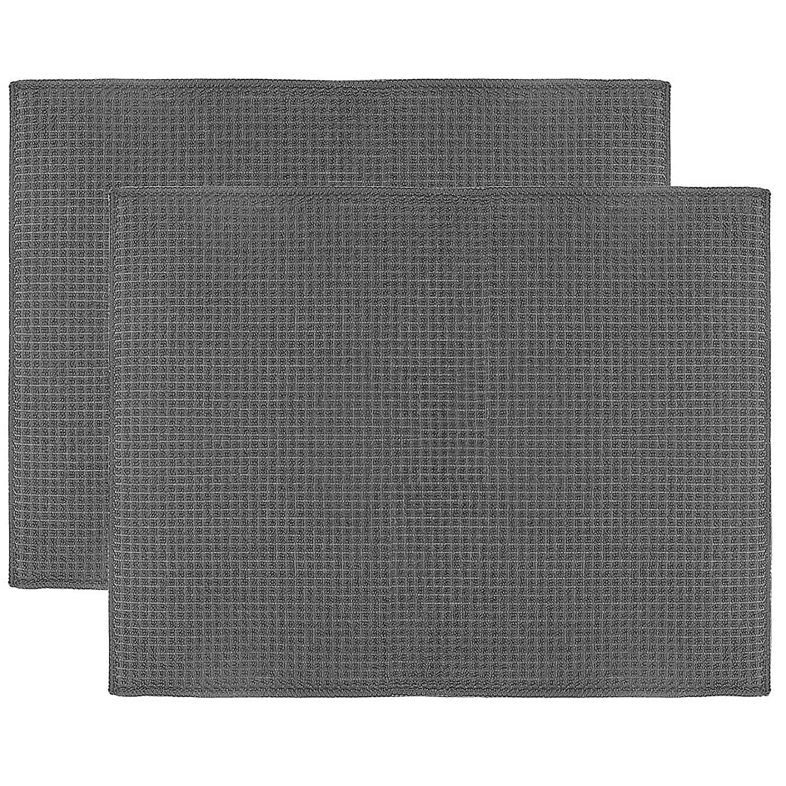 Dish Drying Mat, Microfiber Dry Pad, Quick-Drying Dish Drainer Board Mat for Kitchen Counter-top Tabletop Accessories, Machine Wash, 20 X 15 inch, 2-Pack