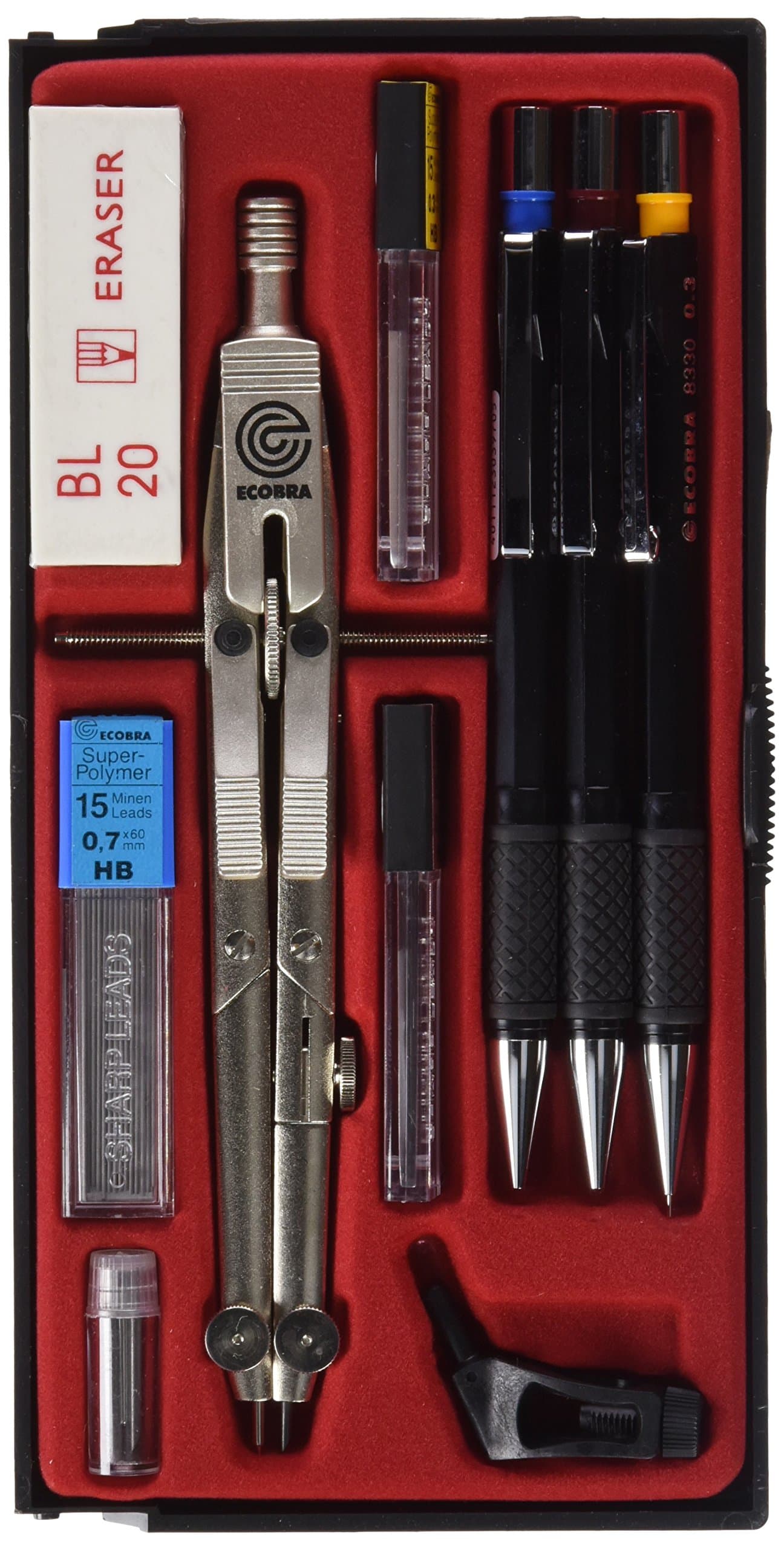 EcobraSilver Master 429910 Quick Adjustment Compass Matt Nickel-Plated