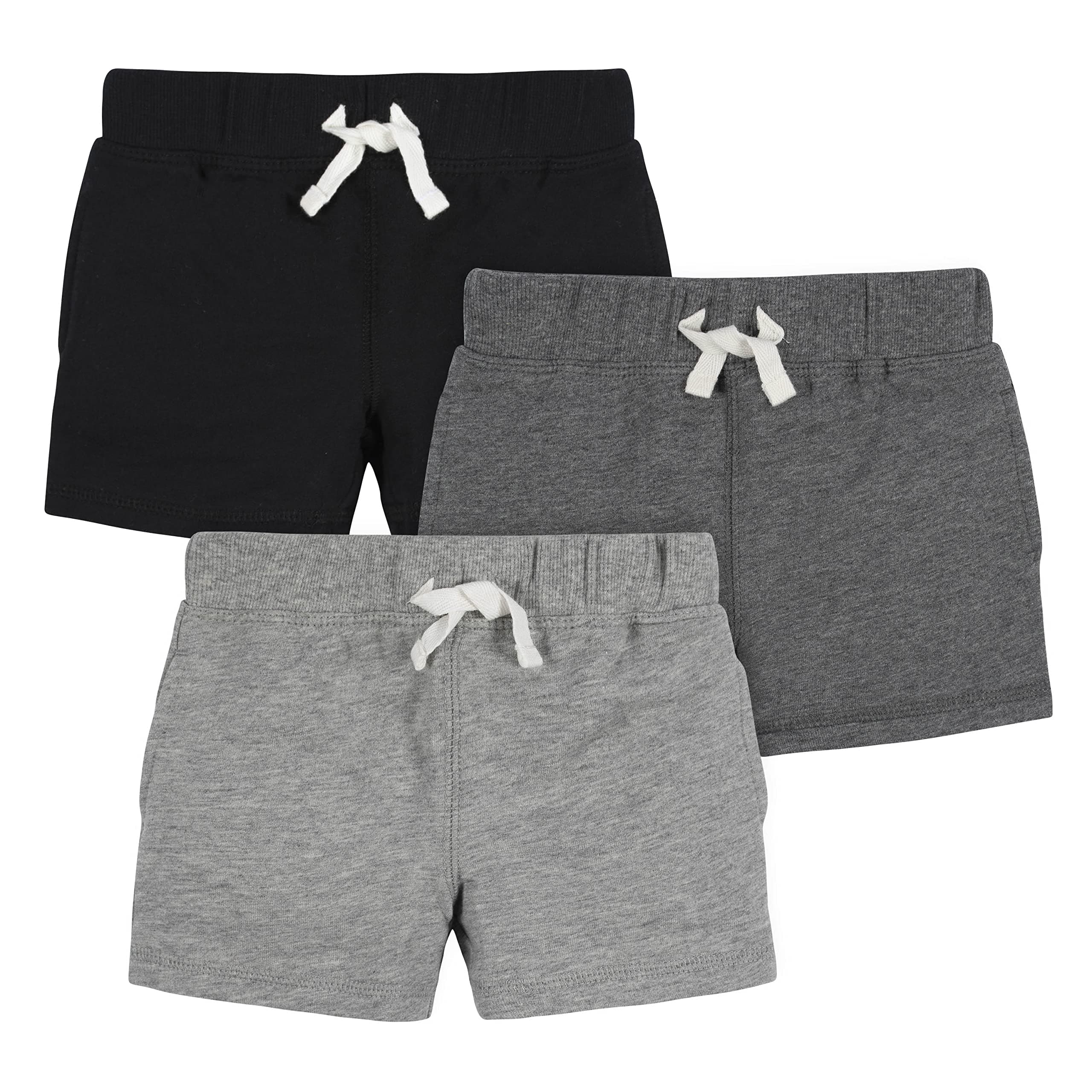 boys Toddler 3-pack Pull-on Knit Shorts Casual Shorts (pack of 3)